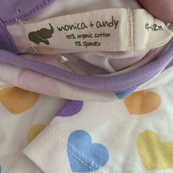 Monica + Andy Hearts Dress Size 9-12M - Picture 2 of 5